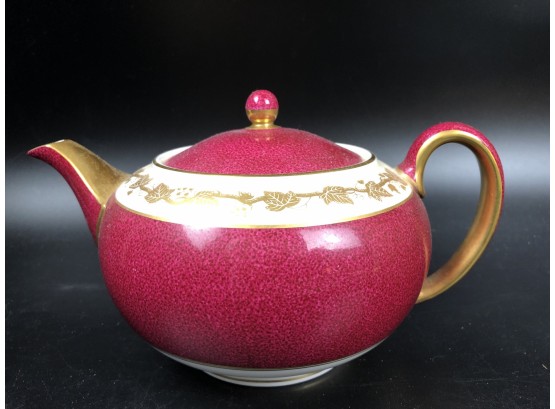 Wedgwood  Bone China White Hall Teapot Purchased 1967