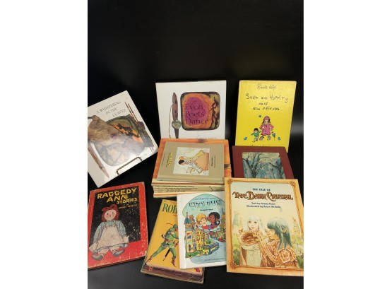 Vintage Childrens Books Including Signed Copies Of Morten E. Fadum Books