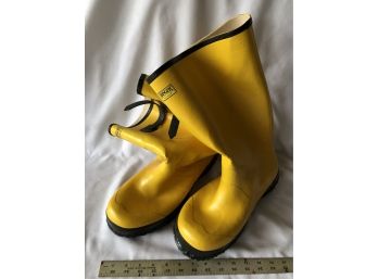Yellow Ranger Boots, Size 12