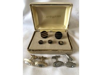 Three Sets Of Cufflinks