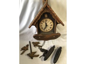 1967 The New England Clock Company Cuckoo Clock, Bristol Connecticut