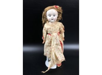 Antique China Head Doll, As Is