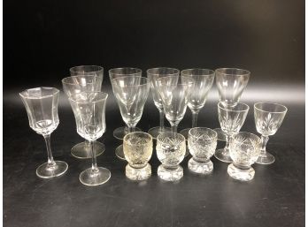 Cordials And Other Small Stemware Some French