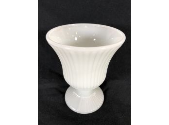 White Milk Vase, E O Brody Company M7000 Cleveland Ohio USA