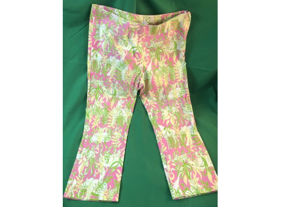 Lilly Pulitzer Size 6 Cotton Spandex Pants