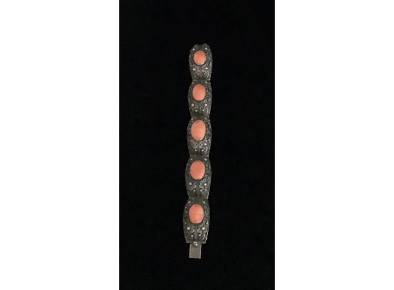 Antique Chinese Filigree/ Coral Bracelet