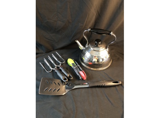 Kitchen Lot- Tea Kettle And More