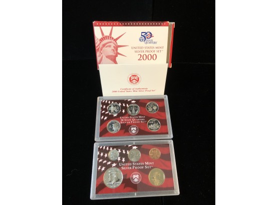 2000 US Mint Silver Proof Set