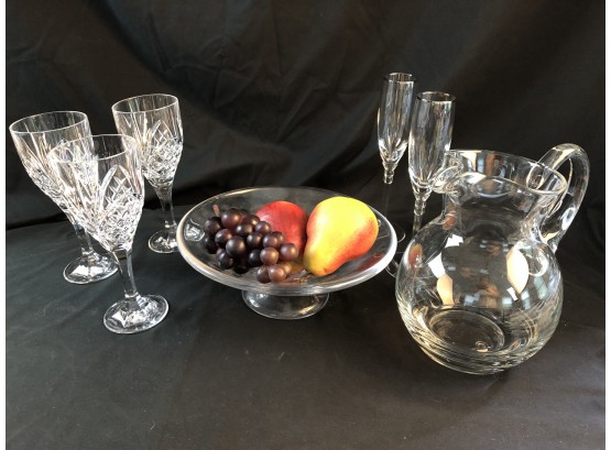 Assorted Crystal Glass- Lenox, Dianna Pearce Others