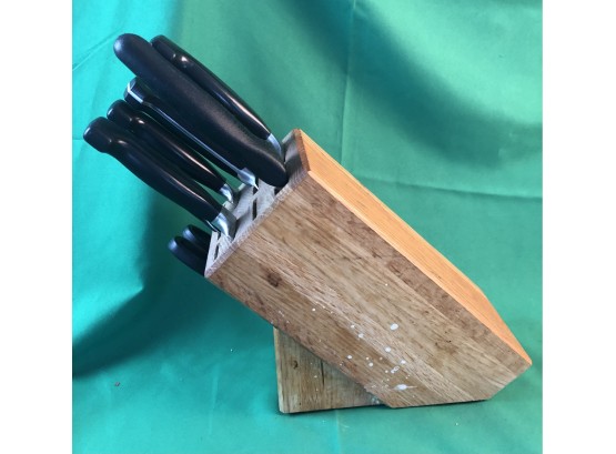 J. A. Henckels Knife Block And Knives