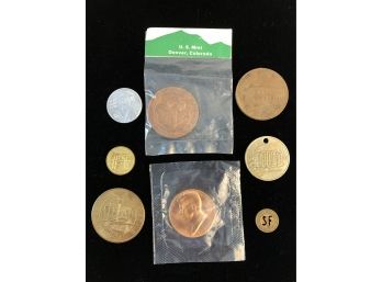 Commemorative Coins, Tokens Etc