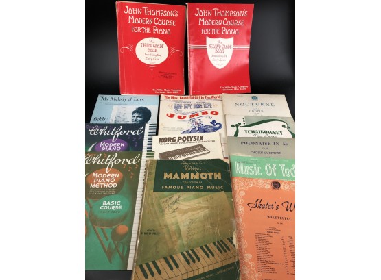 Assorted Sheet Music/ Piano Lessons