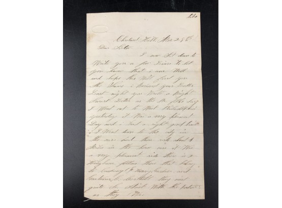 Civil War Letter,  E. M.  Hyland, Soldier From Company F 32nd Massachusetts