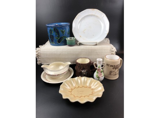 Assorted Porcelain, Ceramic Items