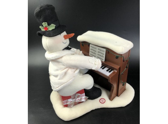 Hallmark Musical Snowman Play The Piano