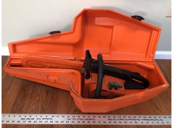 Stihl Chainsaw With Case Untested