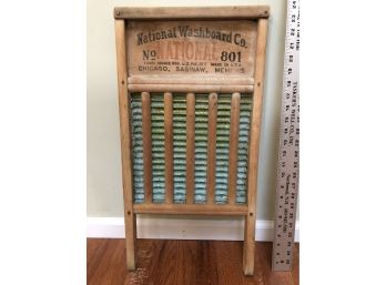 Antique National Washboard Company Number National  801