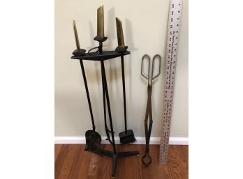 Fireplace Tool Set With Holder