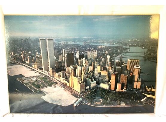 Twin Towers NYC Air View