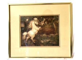 Charles Burdick Unicorn Painting