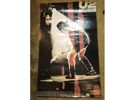 U2 Battle & Hum Poster- Paramount Pictures 1988