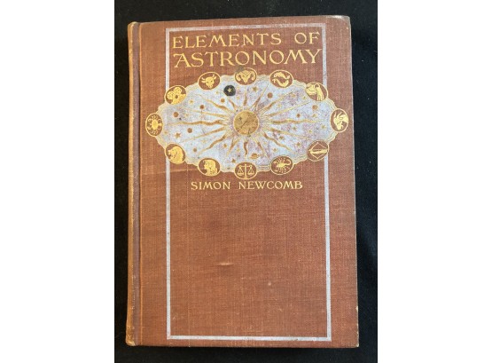 1900 Elements Of Astronomy Book By Simon Newcomb