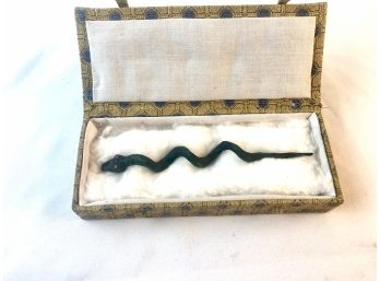 Chinese Wooden Snake In Box