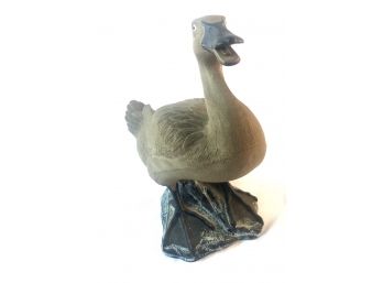 Painted Pottery Duck