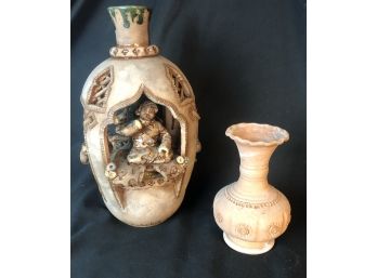 2 Uzbek Vases