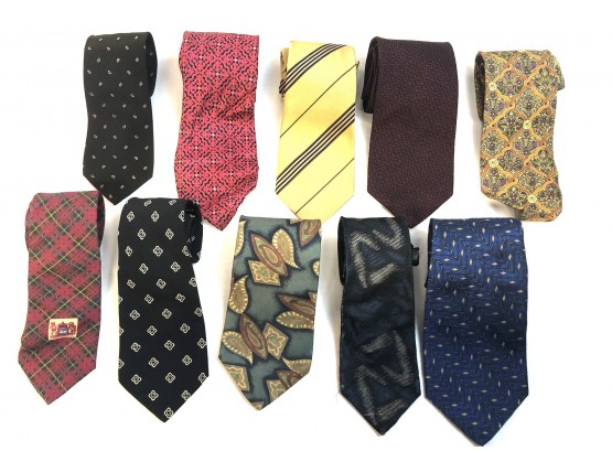 10 Assorted Vintage Ties