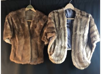 Two Mink Capes