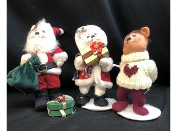 2002 Annalee Christmas Dolls