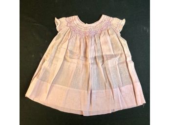 Girl's Vintage Smocked Dress