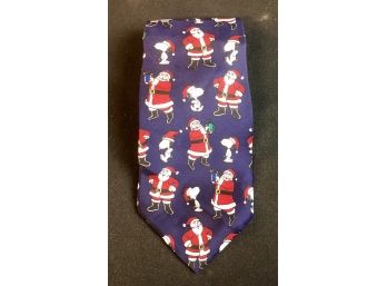 Vintage Snoopy Christmas Tie