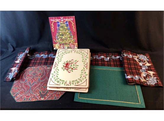 Christmas Lot, Table Runner, Placemats, Sticker Book