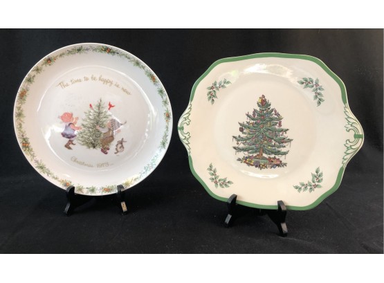 Spode/Holly Hobbie Christmas Plates
