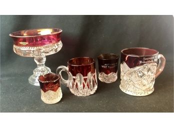 Ruby Stained Glassware