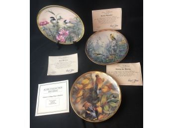 3 Lenox Collections Plates From The Natures Collage  Plate Collection