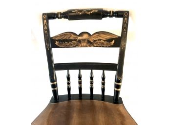 Black Hitchcock Side Chair With Arms