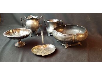 Assorted Small Pieces Of Silver Plate