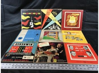 9 Records, See Photo Of Actual Albums, Various Genre