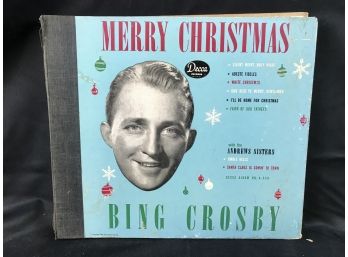 Bing Crosby Merry Christmas Four 78 Records, See Photo Of Actual Albums, Various Genre