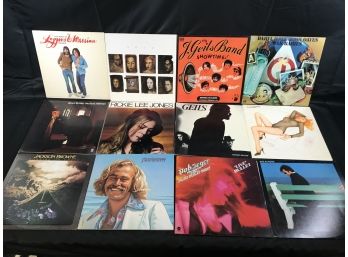 12 Records, See Photo Of Actual Albums, Various Genre