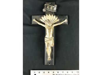 Religious Cross, Heavy Metal, Dated On Back 1928 St. Louis