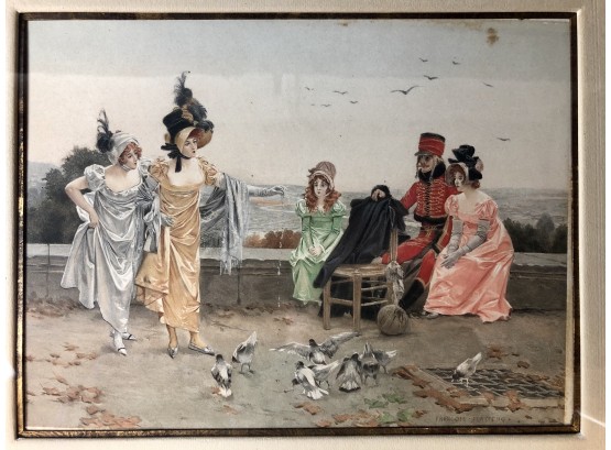Francois Flameng Framed 1897 Print