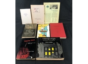 Lot Of Books And Pamphlets About Lighting And Lamps