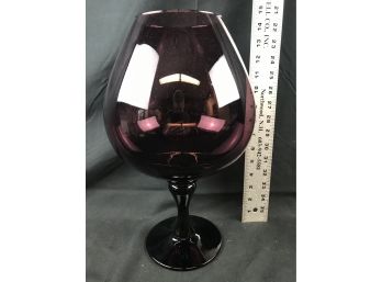 Large Giant Wine Or Goblet Glass 14 Inches Tall