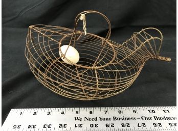 Vintage Chicken Wire Basket