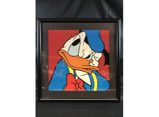 Framed Donald Duck Print