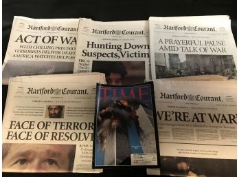 Newspapers From 911, September 11, 2001